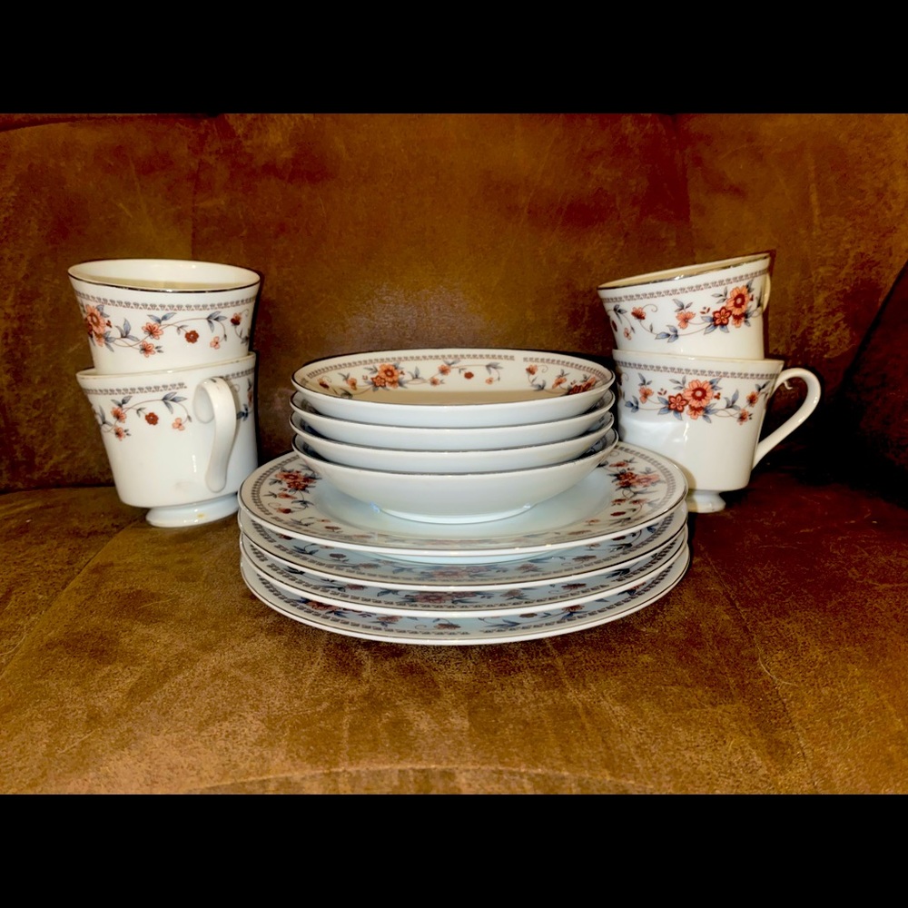 Vintage Sheffield Anniversary China Set